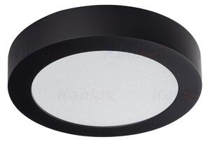 Kanlux LED panel CARSA V2LED 12W-WW-B černé přisazené svítidlo 33535