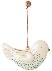 Plechová ozdoba Maileg Bird - Green MIL103
