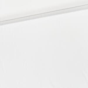 Žebrovaný směsový úplet 6255 0101 jemný, bílý, š.105cm, (látka v metráži)