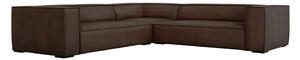 Tmavě hnědá kožená rohová pohovka (variabilní) Madame – Windsor & Co Sofas