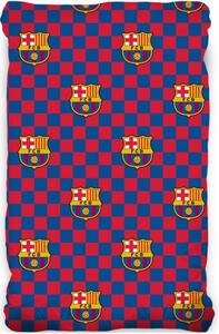 Bavlněné prostěradlo na jednolůžko FC Barcelona - 90 x 200 cm