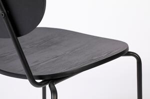 Černé jídelní židle v sadě 2 ks Aspen – White Label
