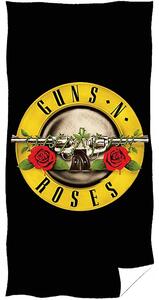Bavlněná osuška Guns N' Roses - 100% bavlna, froté s gramáží 360 gr./m2 - 70 x 140 cm