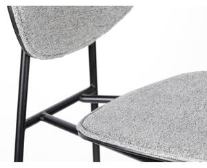 Šedé barové židle v sadě 2 ks 107 cm Donny – White Label