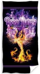 Bavlněná osuška Deep Purple - motiv Phoenix Rising - 100% bavlna, froté s gramáží 320 gr./m2 - 70 x 140 cm