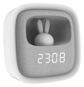 LED Stmívatelná noční lampička s budíkem BUNNY LED/1,2W/5V 3000K