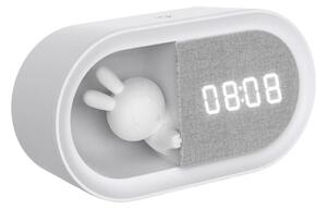 LED Stmívatelná noční lampička s budíkem BUNNY LED/1,2W/5V 3000K