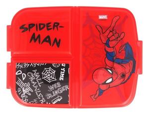 Multibox na svačinu Spiderman se 3 přihrádkami