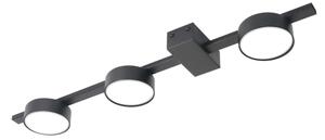LED Stropní svítidlo JOY 3xGX53/6W/230V černá