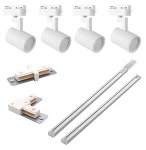 Bodové svítidlo do lištového systému LYNX 4xGU10/10W/230V bílá