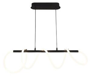 LED Lustr na lanku EMMA LED/38W/230V černá