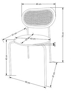 Jídelní židle Ortiz, šedá