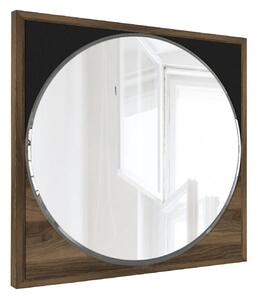 Dekorativní zrcadlo Dabuso (ořech + černá). 1093624