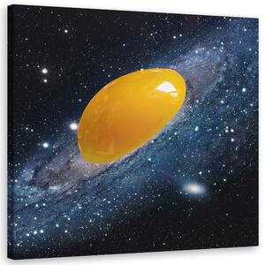 Obraz na plátně Vtipný obrázek vesmírné hvězdy - Bekir Ceylan Rozměry: 30 x 30 cm