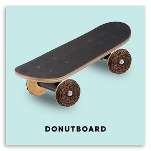 Obraz na plátně Skateboardový donut - Bekir Ceylan Rozměry: 30 x 30 cm