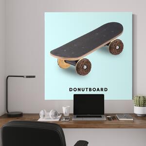 Obraz na plátně Skateboardový donut - Bekir Ceylan Rozměry: 30 x 30 cm