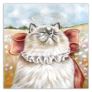 Obraz na plátně Královská kočka na mýtině - Svetlana Gracheva Rozměry: 30 x 30 cm