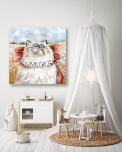 Obraz na plátně Královská kočka na mýtině - Svetlana Gracheva Rozměry: 30 x 30 cm