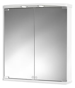 Jokey AMPADO 60 LED Zrcadlová skříňka - bílá - š. 60 cm, v. 66 cm, hl. 21/14 cm 111912420-0110