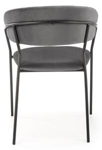 Jídelní židle Rolland, šedá / černá