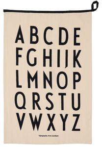 Bavlněná utěrka Design Letters - Premium Black DL213
