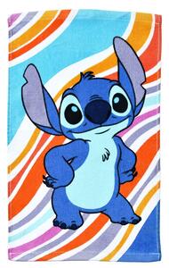 Carbotex Dětský froté ručník LILO A STITCH MALÝ ROŠŤÁK, modrý, 30x50cm