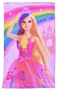 Carbotex Dětský froté ručník BARBIE RŮŽOVÝ SVĚT, růžový, 30x50cm