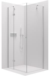 Cerano Marino, sprchový kout 110(dveře) x 70(stěna) x 190 cm, 6mm čiré sklo, chromový profil, CER-CER-422784