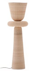 Ratanová stojací lampa Kave Home Neuda 140 cm