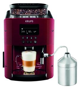 Krups - Automatický kávovar s nádobou na mléko ESSENTIAL 1450W/230V červená