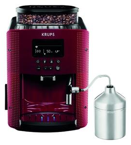 Krups - Automatický kávovar s nádobou na mléko ESSENTIAL 1450W/230V červená