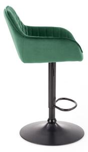 Barová židle Gavin, zelená / černá