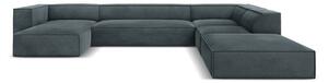 Rohová pohovka (pravý roh) v petrolejové/šedé barvě Madame – Windsor & Co Sofas