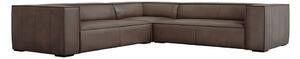 Hnědá kožená rohová pohovka (variabilní) Madame – Windsor & Co Sofas