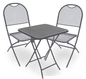 Zahradní sestava - skládací stolek + 2 židle FILO set (1+2)