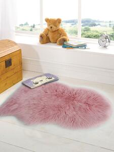 Kusový koberec Faux Fur Sheepskin Pink 60x90 cm