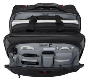 Wenger - Cestovní kufr na kol. 23 l 17" + taška na notebook 15,4" Potomac černá