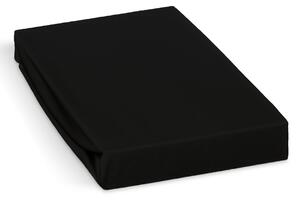 Polášek jersey prostěradlo 90x200cm, černé