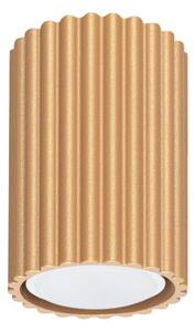 Sollux SL.1549 - Bodové svítidlo KARBON 1xGU10/10W/230V 10 cm zlatá