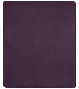 James & Nicholson Fleece deka 150x170 cm JN952 - Bordeaux / smetanová | 150 x 170 cm