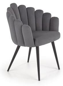 Jídelní židle Yara, šedá / černá