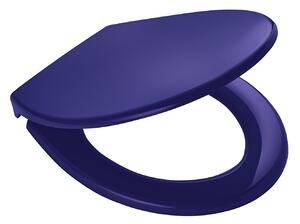 Ridder WC sedátko MIAMI, soft close, PP termoplast - modrá - 44,3 x 37 cm 02101133