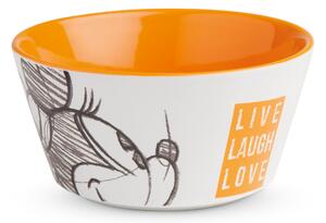 Egan DISNEY LIVE LAUGH LOVE Oranžová miska MINNIE 520 ml ⌀13 cm