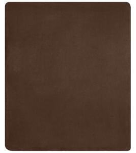James & Nicholson Fleece deka 150x170 cm JN952 - Bordeaux / smetanová | 150 x 170 cm