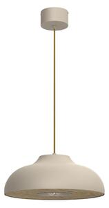 Lustr na lanku BILBAO 1xE27/15W/230V pr. 40 cm béžová