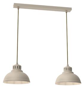 Lustr na lanku SVEN 2xE27/15W/230V béžová