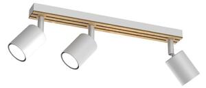 Bodové svítidlo TERRA 3xGU10/8W/230V bílá/dub
