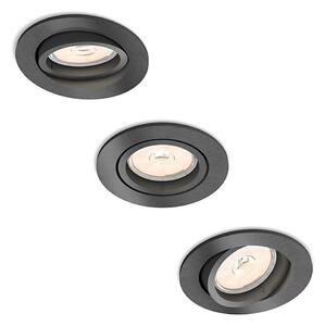 Philips 50393/99/PN - SADA 3x Podhledové svítidlo DONEGAL 1xGU10/5,5W/230V