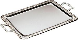 Bufetový Servírovací Tác Podnos obdélník 42x31 cm nerez APS