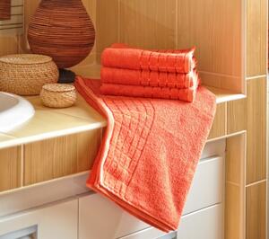 Polášek Bambusový ručník - Lososová | 50 x 100 cm